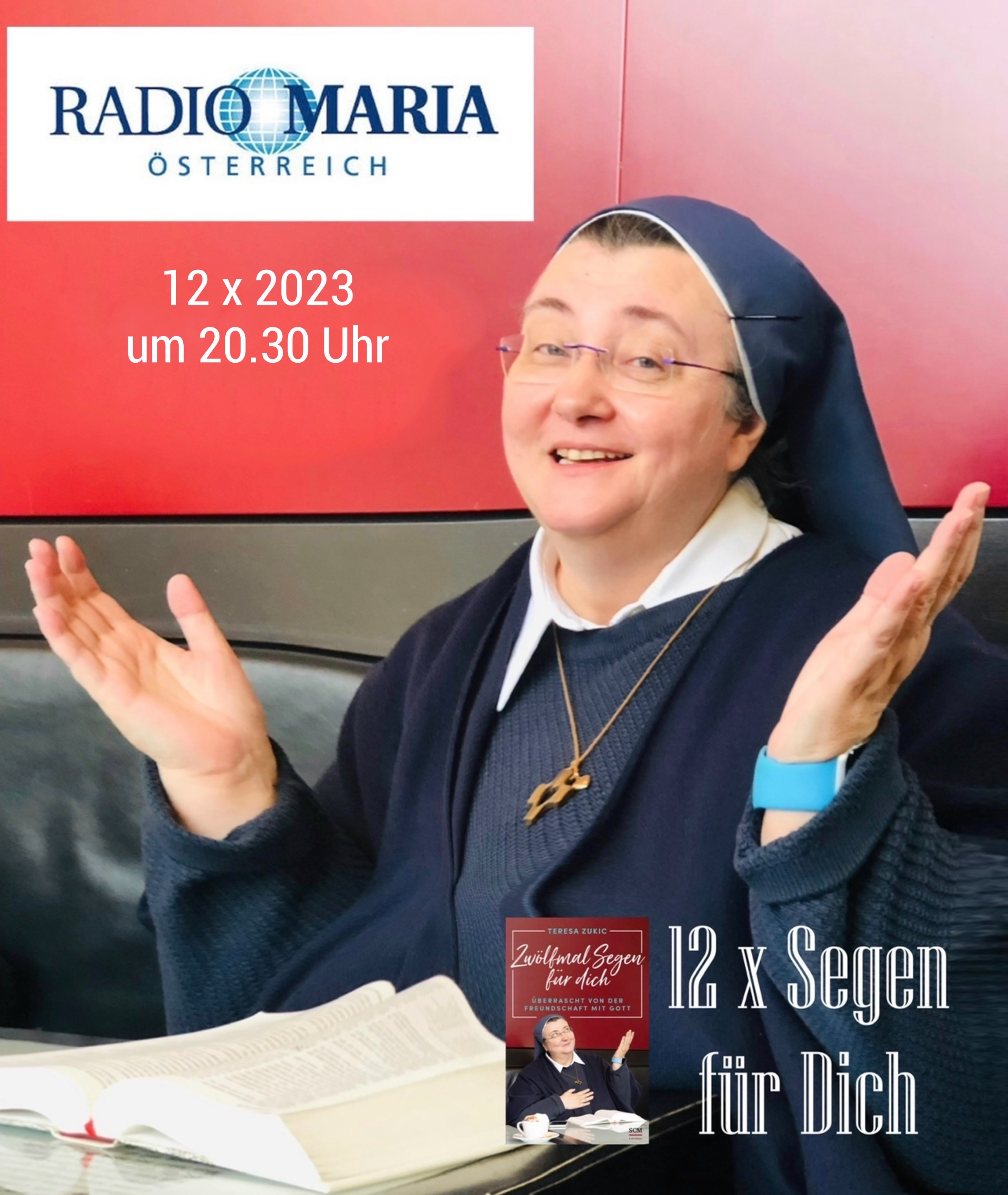 Sr. Teresa jeden Monat bei Radio Maria